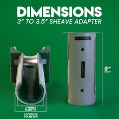 Staten Tools 441 – 3-1/2″ SHEAVE SLEEVE Adapter / Turns your 3″ Sheave – 3 1/2″