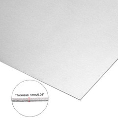 Aluminum Sheet, 300mm x 300mm x 1mm Thickness 6061 T6 Aluminum Plate
