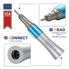 10 PCS Dental Slow Low Speed Handpiece Straight Nose Cone ASKEADNT