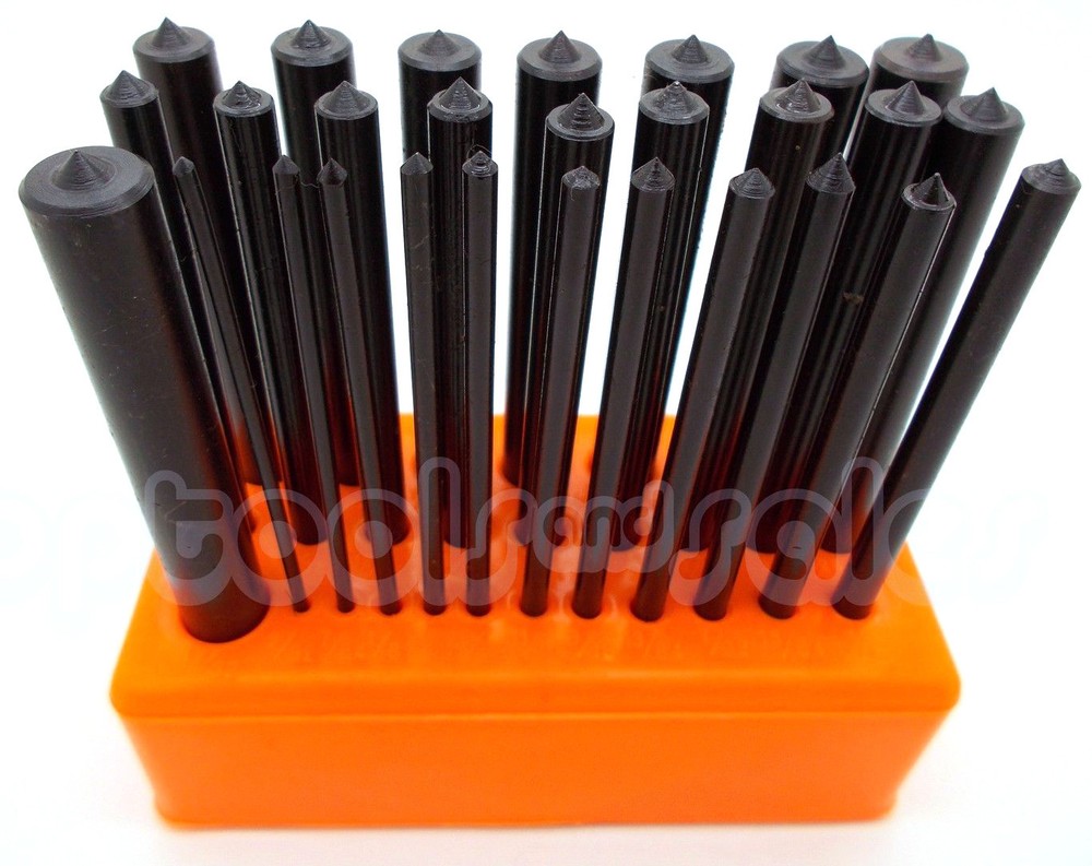 28-pc. CENTER PUNCH Set Steel Transfer Punch Machinist Thread Tool Kit Set NEW