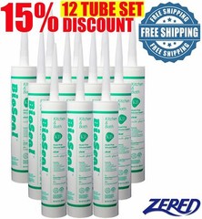 BioSeal Clear Silicone Caulk -No Odor & Mold / Waterproof / No Color Change!!
