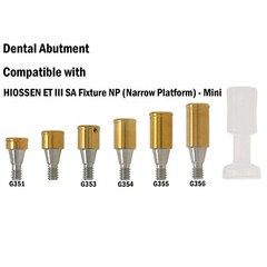 US Locator Abutments Mini Platform 1-6mm for Hiossen/Osstem/Snucone w/ Lab Kit