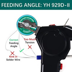 YIHUA 929D-II Soldering Gun Kit Motorized Industrial Automatic Solder Blue