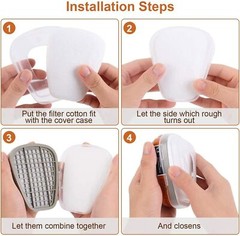 40Pcs 5N11 Cotton Filters Replacement For 6100 6200 6800 7502 Respirator Filter