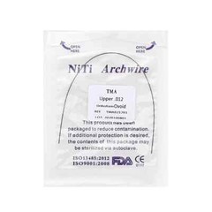 10 Packs Dental Orthodontic TMA Arch Wire Round Ovoid Round Upper/Lower 012-020