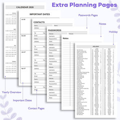 2026-2027 Pocket Calendar Planner: Weekly & Monthly Academic Planner 6.35 × 3.8