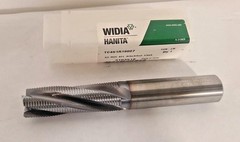 NEW WIDIA HANITA SOLID CARBIDE 3/4″ END MILL ROUGHING 4 FLUTE ROUGHER TOOL BIT