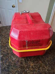 Vintage 1988 Blitz 2.5 Gallon Spare Fuel Tank Gas Can GUC