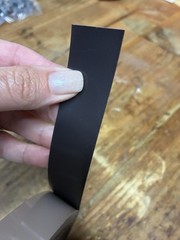 Commercial Grade Magnetic Dry Erase Whiteboard Strip Roll 1” Wide Partial Roll