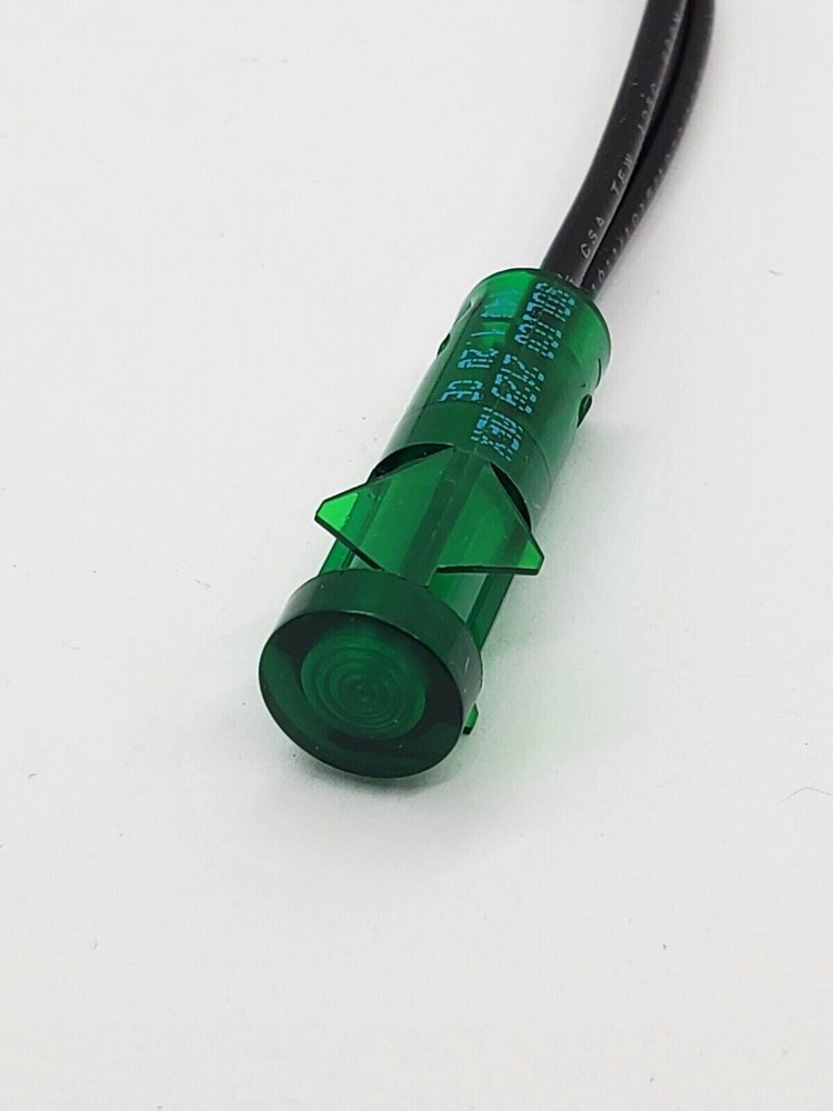(2-PACK) SOLICO 3535-1-00-23640 14V 1.2W GREEN PANEL MOUNT INDICATOR LIGHT *C13