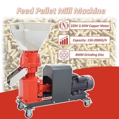220V 8MM Animal Chicken Feed Pellet Machine Electric Feed Pellet Press Machine