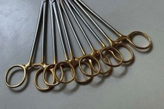 Aesculap BM066R ( LOT OF 5 ) 180mm Needle Holder FINE GRIP 7″ FOR SURGICAL USE