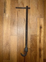 Vintage Swivel Head Plumber Basin Wrench Tool 16 Inch Made in New York USA