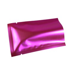 100x Glossy Clear Matte Rose Pink Metallic Foil Top Fill Bags 7x10cm 2.75x4in