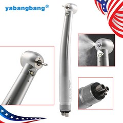 Dental High Speed Handpiece LED Fiber Optic 4Hole Push button