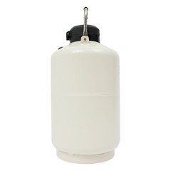 10L Liquid Nitrogen Container LN2 Nitrogen Cryogenic Container Tank 5cm Caliber