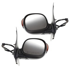2 Power Heated Manual Folding Mirrors Lincoln Navigator 2000-2002 Paintable
