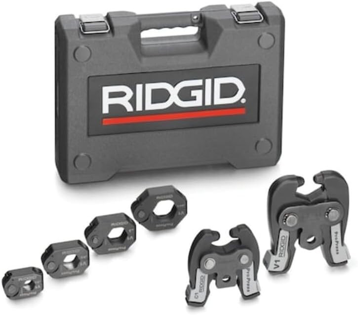 RIDGID 28048 V1/C1 ProPress Ring Kit 1/2″ to 1-1/4″ Compact Actuator Case New