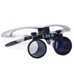 Dental Surgical Loupe 3.5X Magnification Binocular with Headlight LED Light