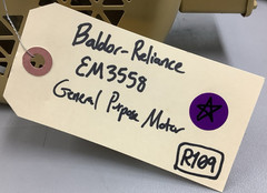 Baldor-Reliance EM3558 General Purpose Motor 2HP 1755RPM 3-Ph (R109)