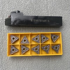 New Holder + TNMG332 TNMG160408 Carbide Inserts MTENN1616H16 Lathe Turning Tool