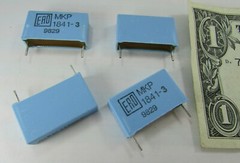 Lot 4 Vishay 1600V .018uf Metallized Polypropylene Capacitors MKP1841-318/1343