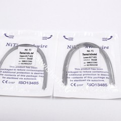 Heat Thermal Activated Rectangular Niti Wire Arch Ovoid Form Upper Lower All