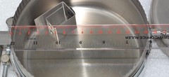 Chemglass CG-1100 Stainless Steel 350ml Oil Bath with Warranty Excellent