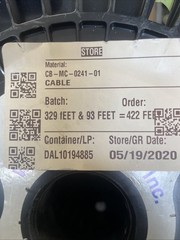 SEA Wire And Cable 422 Ft. 22 AWG 3-Conductor Mil-Spec Cable M27500-22TE3U00!