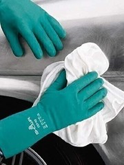 SHOWA 727 Nitrile Unlined Chemical Resistant Safety Work Glove