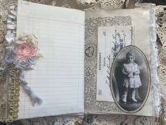 VINTAGE STYLE HAND MADE JUNK JOURNAL (Tranquil Moments) see video
