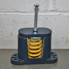 Mason Floor-Mount Vibration Isolator 5C129, Spring, 230 to 310 lb, 3/8″ Stud