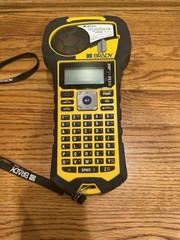 Brady BMP 21-PLUS Handheld Portable Label Printer Black Yellow. No case W/ Strap