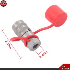 1/4″ Flat Face Hydraulic Quick Disconnect Female Coupler with anti-corrosive