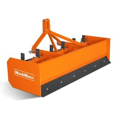 MechMaxx 72″ Tractor Box Blade Scraper Attachment 3 Point Hitch 20HP-50HP, BB72