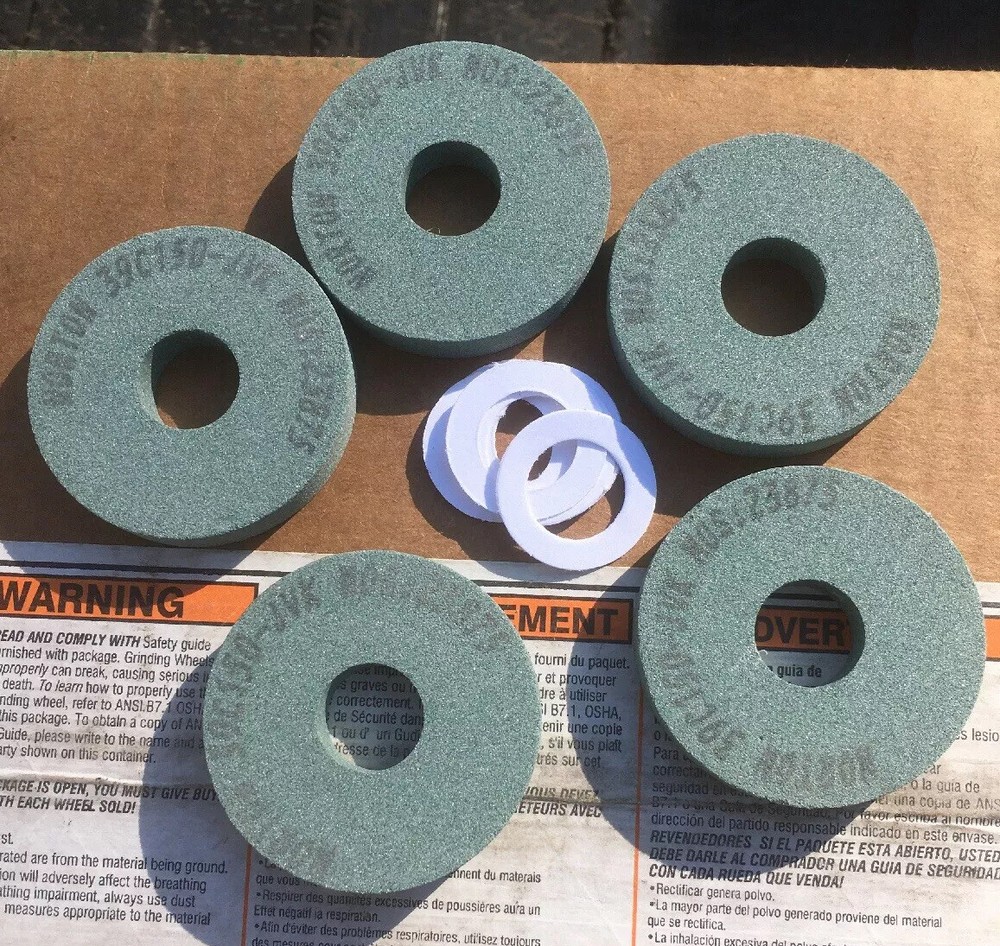 5: Norton 39C150-JVK 2” x .330 x 5/8 Silicone Carbide Tool Post Grinder Wheel