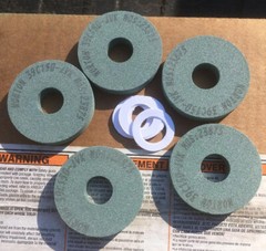 5: Norton 39C150-JVK 2” x .330 x 5/8 Silicone Carbide Tool Post Grinder Wheel