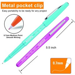 30 Colors Felt Tip Pens, 30 Pack, 0.7mm Premium Medium Fine Point, Felt Tip M…