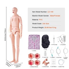 Uimoso Male/Female Manikin Model Anatomical Nursing Training Patient Care Teach