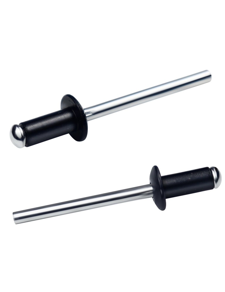 Aluminum Blind Rivets 5/32 x 1/2″ – Pack of 100 – Dome x 1/2″, Black
