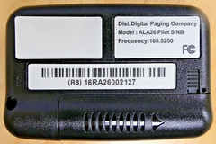 Apollo Pilot AL-A26 Alphanumeric Pager VHF 162-174 MHz POCSAG Clinical repl. 990