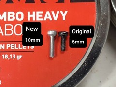 2 x M2.5 x 10mm S/S Socket Head Screws + 2mm Wrench. Gamo CAT/SAT Trigger Fix.