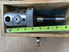 Unknown2 3 Feed Automatic Boring Head R8 Used & Works No Boring Bars Included