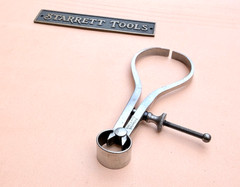 Rare/Antique STARRETT No.76 Thread Calipers W/Square Legs, 3.0” Size & Capacity!