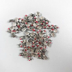 Dental Orthodontic Ceramic Metal Bracket Mini Hooks Brace In Bulk Roth 022 345