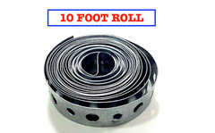 Plumber Tape 10 ft Roll Metal Hanger Strap Perforated Banding Iron Dad Gift Xmas