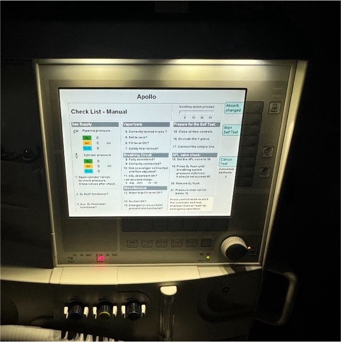Dräger Apollo Anesthesia Machine