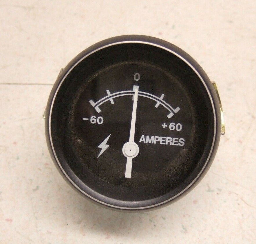 Ammeter 0-60 Amp-Tractor Ford IH Case Universal Oliver-Made in USA