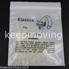 1 Box 50 Packs Orthodontic Zoo Pack Elastic Bands Fox 5000 Pcs/box 1/4 3.5 OZ