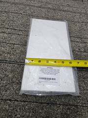 (QTY 3) Mega Format Expanded PVC Plastic Sheets 6″ X 12″ Rigid White 1/2″ Thick